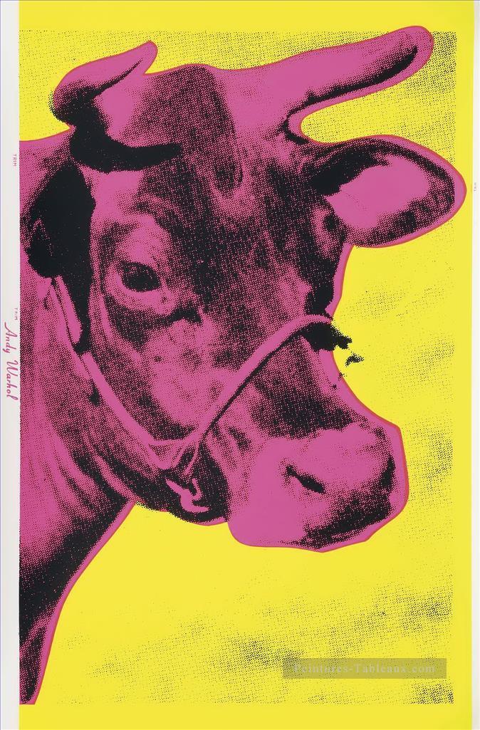 Cow 3 Andy Warhol Oil Paintings